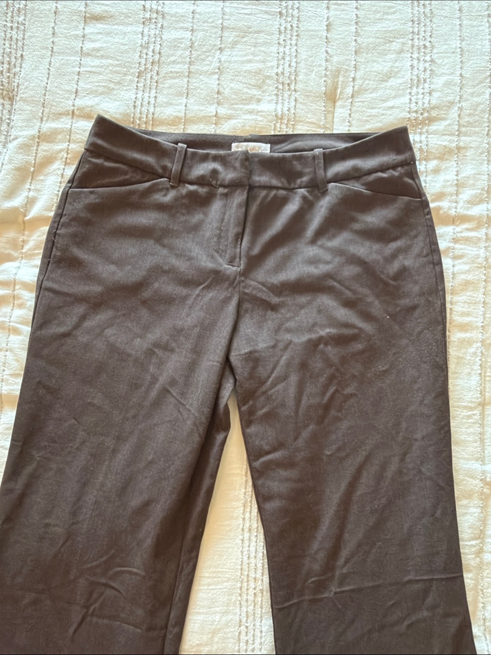 New York and company vintage Brown Flare Pants slacks - Picture 3 of 5